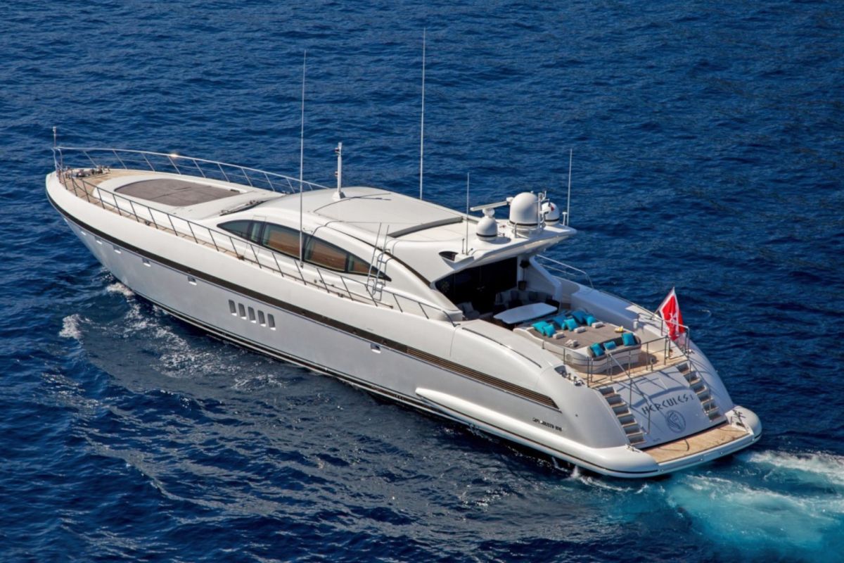 MANGUSTA 108 YACHT CHARTER