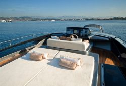 Riva 86 Domino yacht rental French Riviera - flybridge