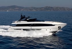 Riva 100 Corsaro yacht for charter French Riviera - cruising in the south of France