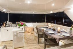 Princess 68 boat for charter French Riviera - flybridge