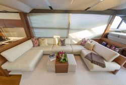 Princess 68 yacht rental French Riviera - salon