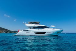 Princess S72 yacht for charter French Riviera - cruising in the south of France 