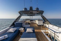 Ferretti 780 boat for charter French Riviera - flybridge