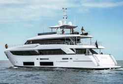 Ferretti Custom Line Navetta 33 yacht for charter French Riviera - cruising the south of France