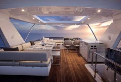 Azimut 72 boat for charter French Riviera - flybridge