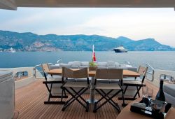 Azimut 85 boat for charter French Riviera - flybridge