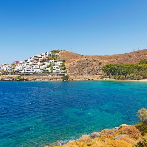 The village of Gialiskari on the island of Kea in Greece