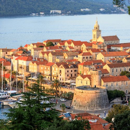 The island of Korcula in Croatia