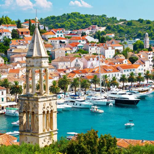 The city of Hvar in Croatia