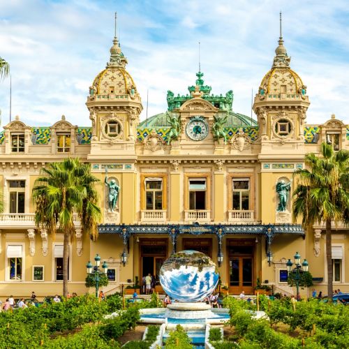 The prestigious Belle poque style casino in Monaco