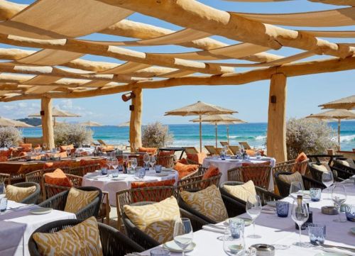 La Rserve beach club on Pampelonne beach in Ramatuelle near St Tropez