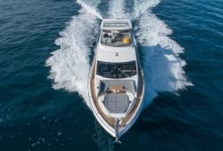 Sunseeker Manhattan 66 boat for charter French Riviera - underway