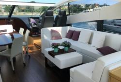 Sunseeker Predator 68 yacht rental French Riviera - salon