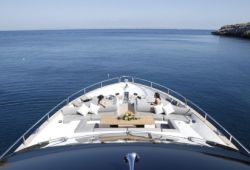Sunseeker 28m boat for charter French Riviera - foredeck
