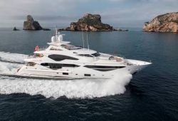 Sunseeker 131 yacht for charter French Riviera - cruising in the south of France