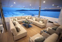 Sunseeker 155 boat  for charter French Riviera - upper deck aft