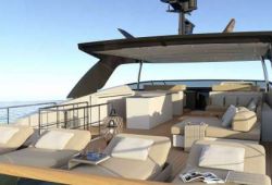 Sanlorenzo SL106 boat for charter French Riviera - flybridge