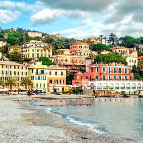 View of Santa Margherita Ligure on the Italian Riviera