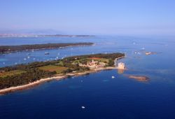 The Lerins Islands in the bay of Cannes, a must for a French Riviera yacht rental