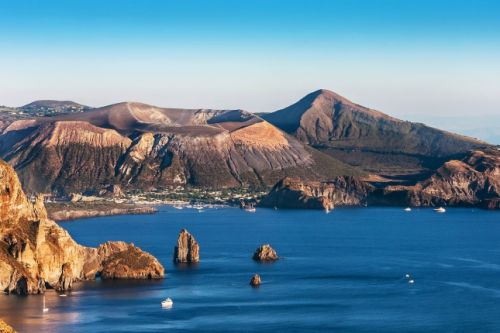 Lipari, one of the Aeolian Islands in Italy