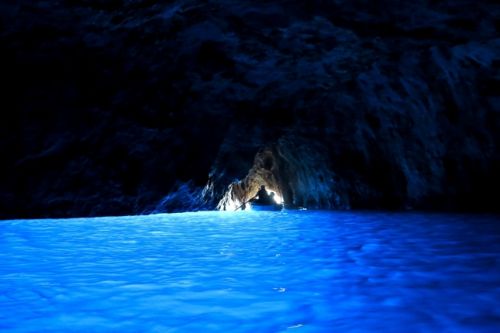 You can explore the Grotta Azzura during yacht rental in Capri