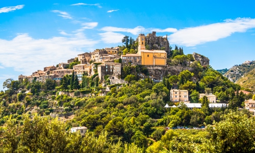 The hilltop village of Eze in the hinterland of Nice