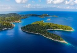 Mljet National Park and its lush islands in Croatia