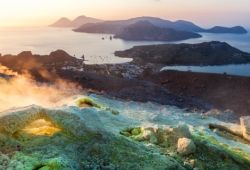 The island of Vulcano in Sicily