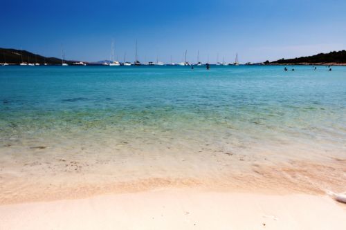 The beach of Saharun in the region of Zadar in Croatia