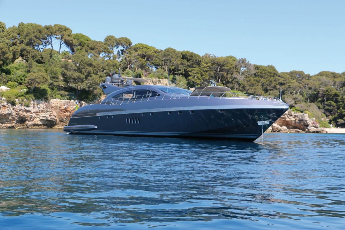 MANGUSTA 108 YACHT FOR CHARTER