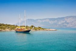 A gulet yacht for charter in Turkey on the Turkish Riviera