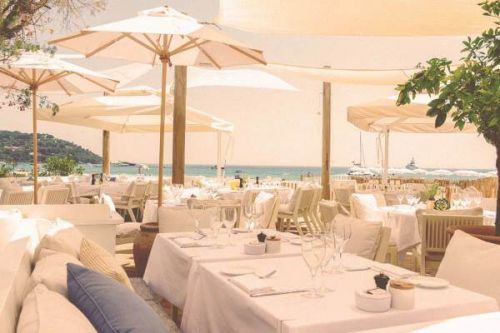 Lunch at Loulou Ramatuelle beach club restaurant in St Tropez