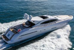 Mangusta 108 yacht for charter French Riviera - cruising in the south of France