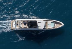 Mangusta Oceano 43 boat for charter French Riviera - aerial view