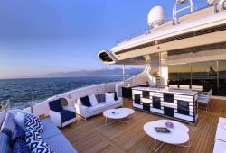 Mangusta 165E boat for charter French Riviera - aft deck