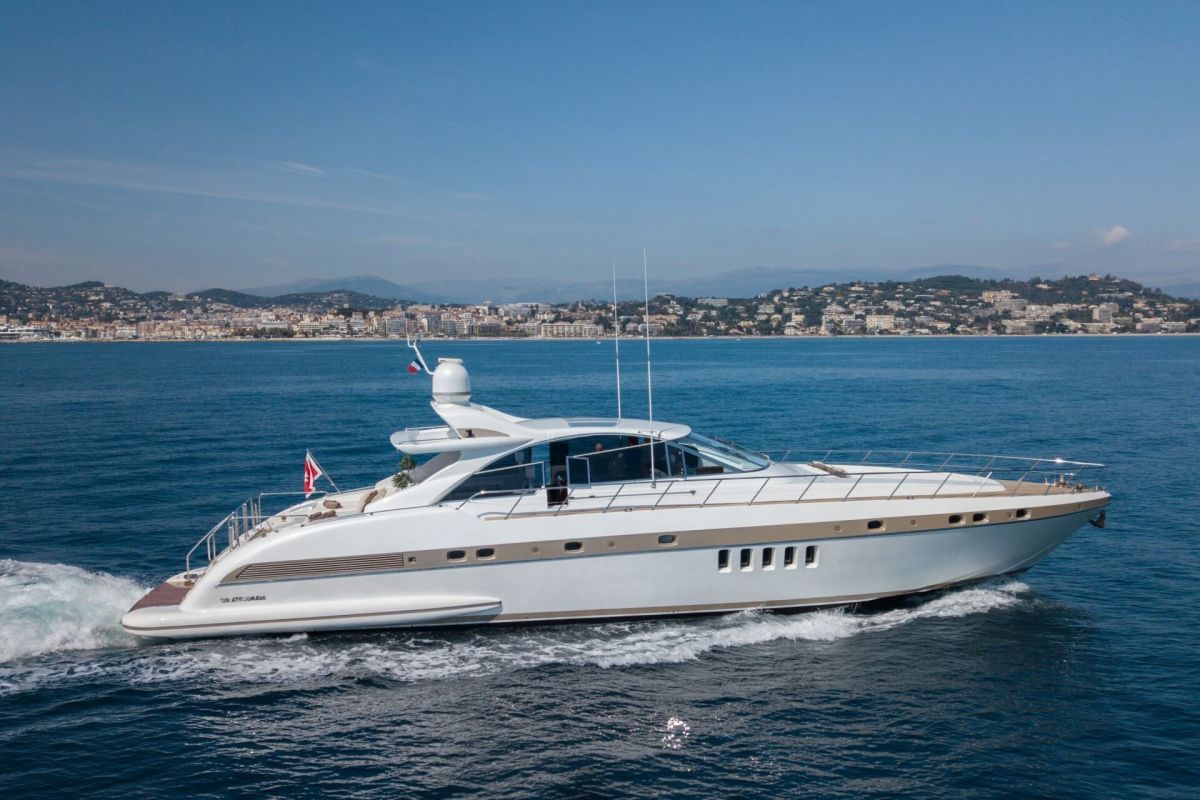 OVERMARINE MANGUSTA 80 YACHT FOR CHARTER