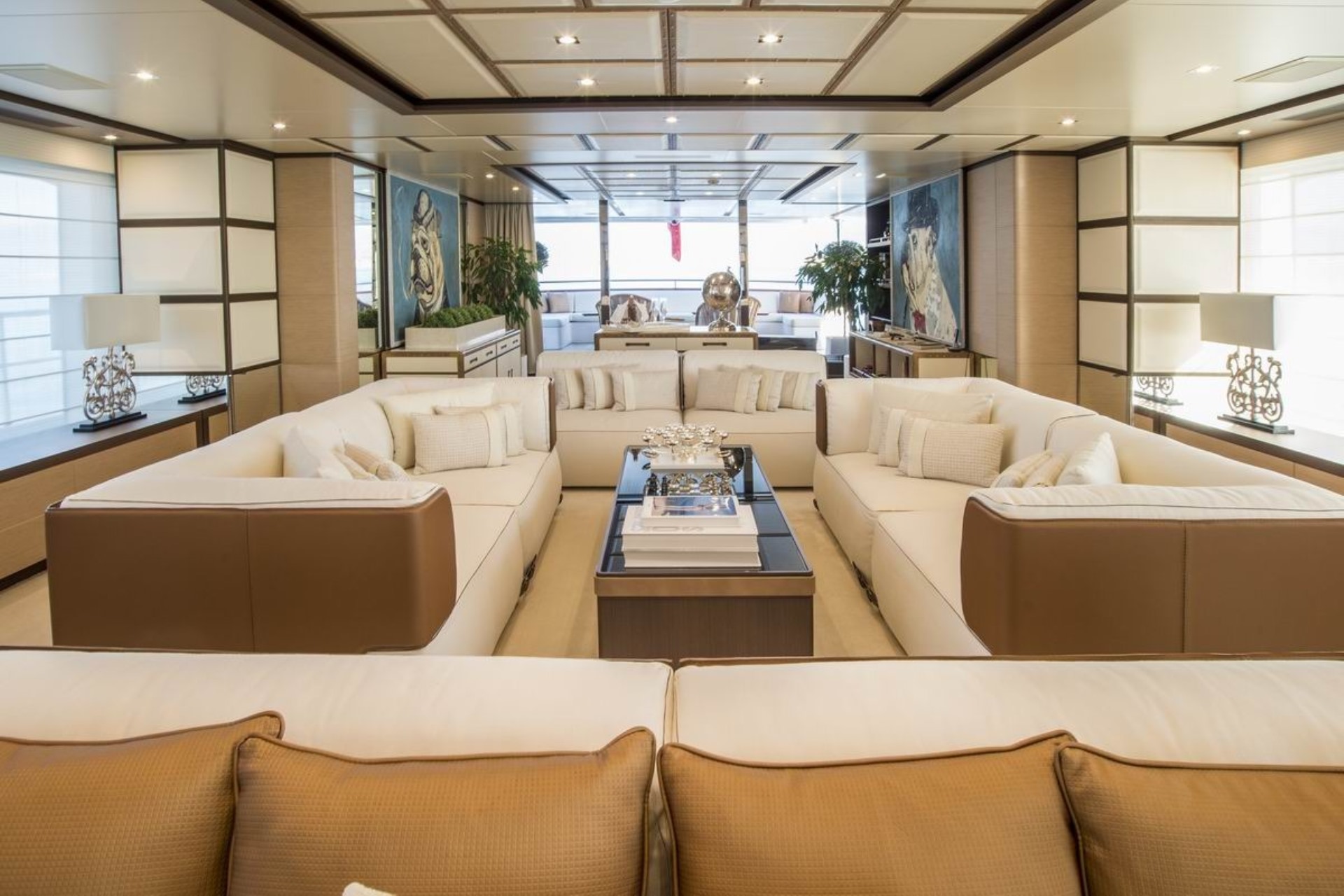 benetti yacht interior